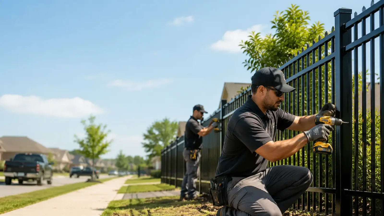 Metal Fence Installation in Carroll, OH